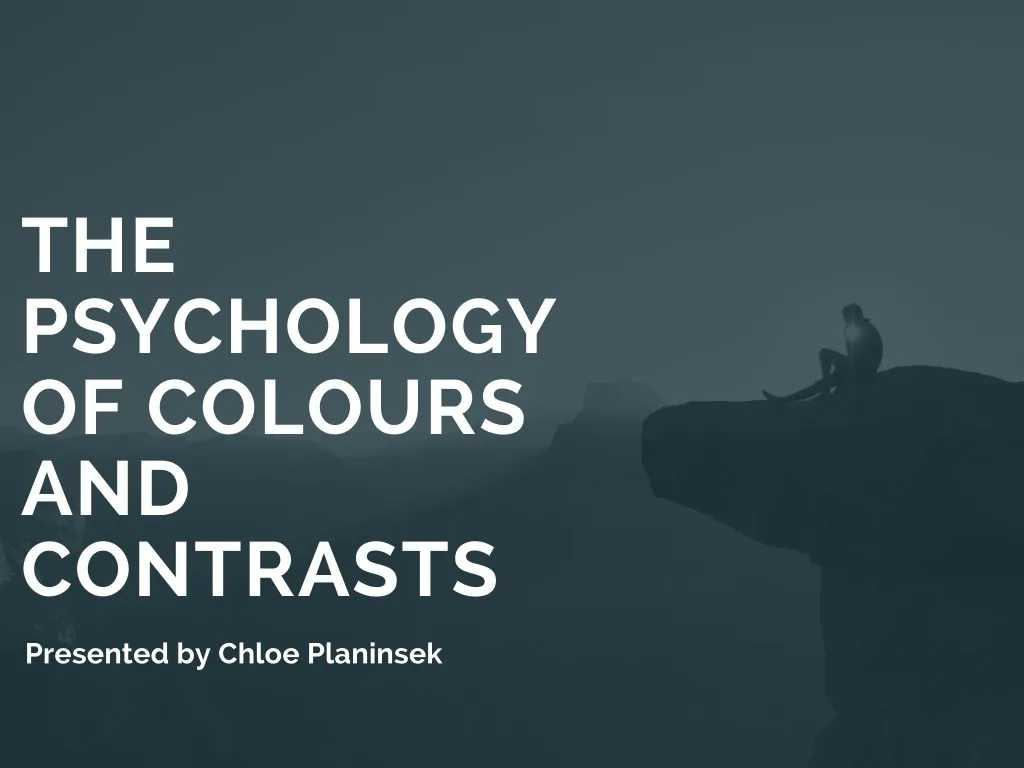 the psychology of colours and contrasts
