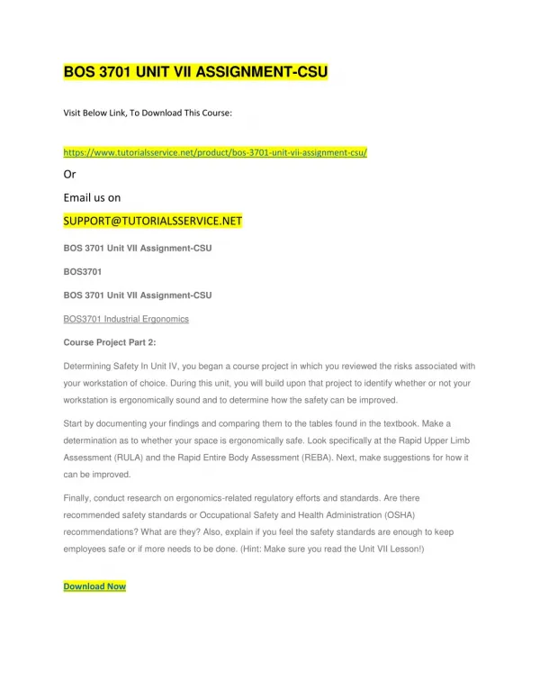 bos 3701 unit vii assignment csu