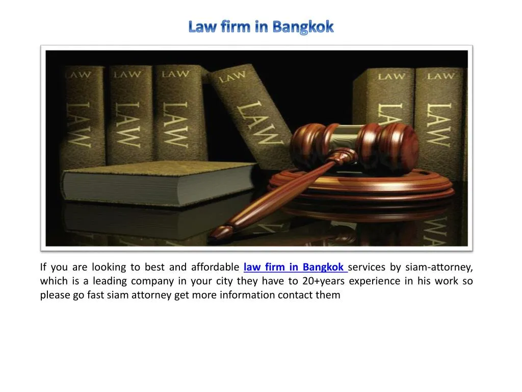 law firm in bangkok