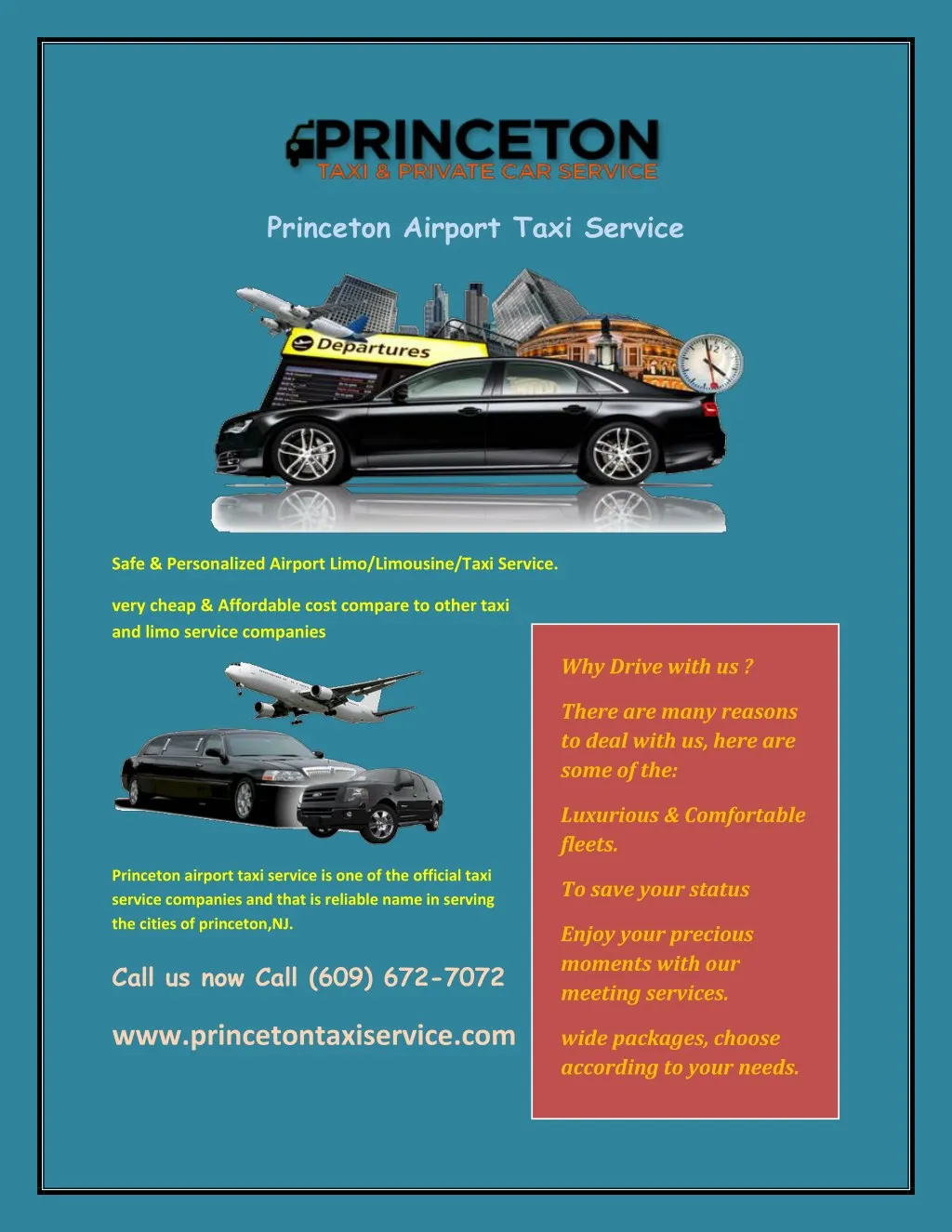 princeton airport taxi service