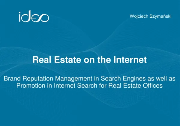 Real Estate on the Internet