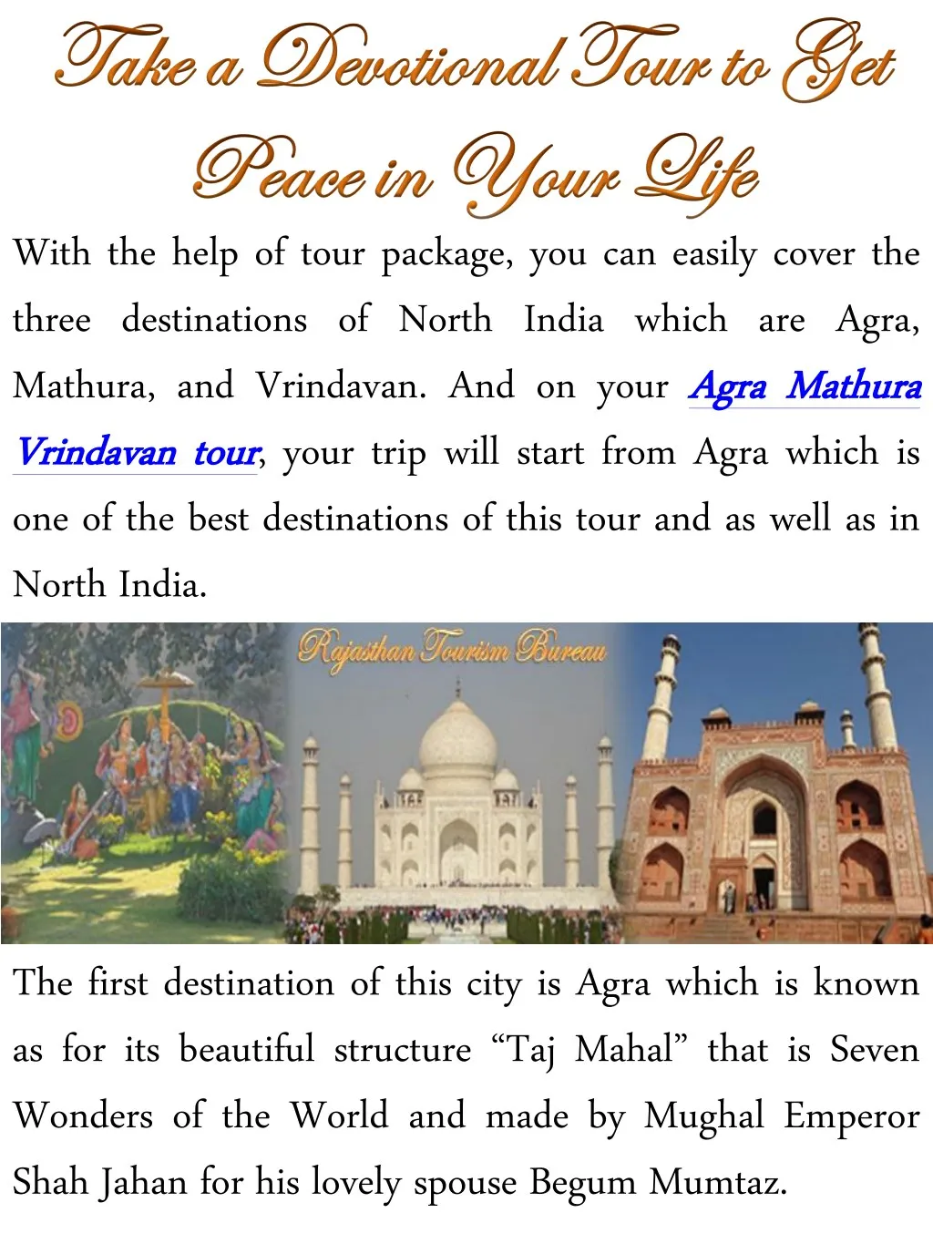 with the help of tour package you can easily