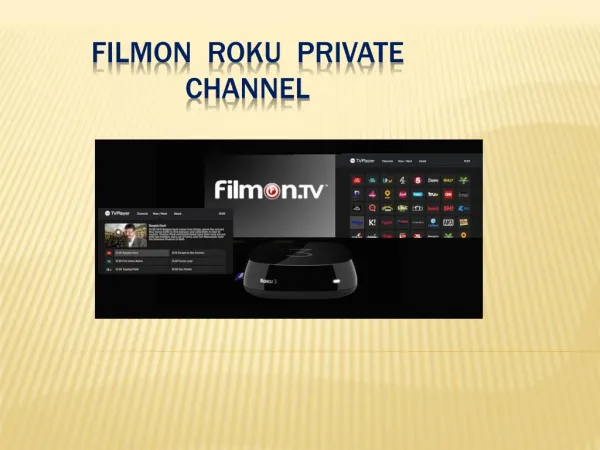 How To Activate FilmOn Private Roku Channel