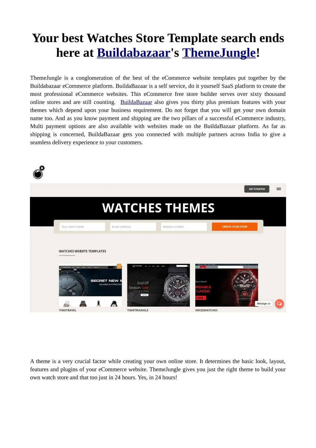 your best watches store template search ends here