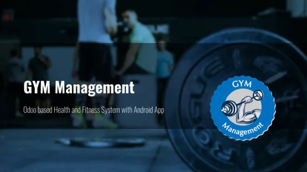 Odoo Gym Management System