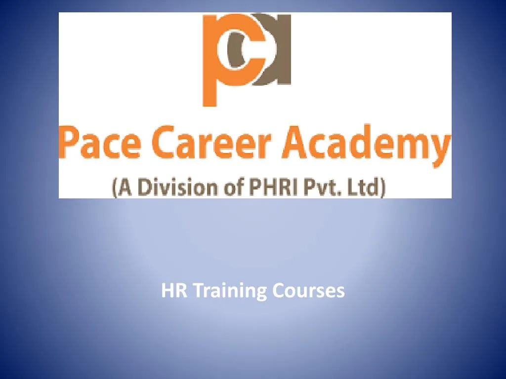 hr training courses