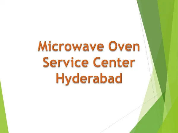 microwave oven service center hyderabad