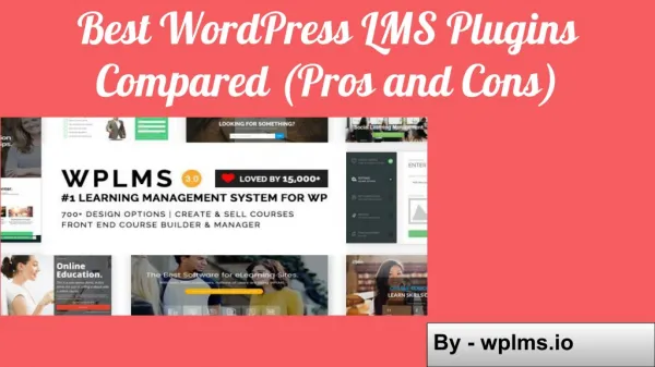 Best WordPress LMS Plugins Compared (Pros and Cons)