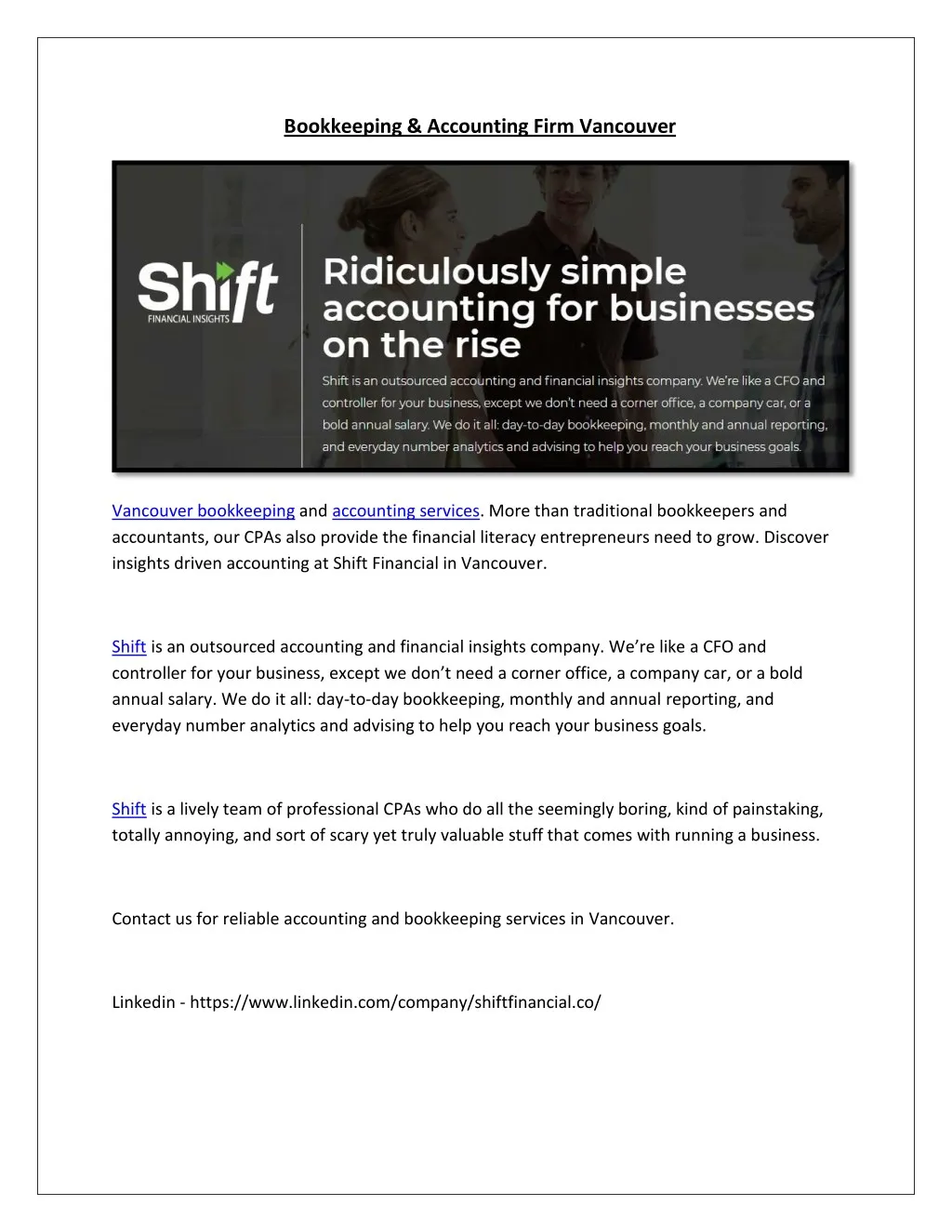 bookkeeping accounting firm vancouver
