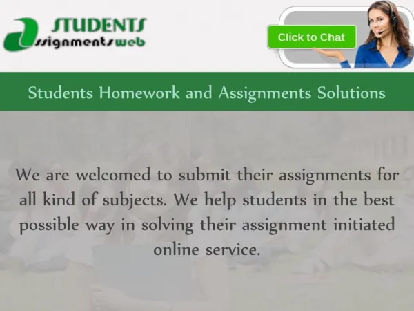 Assignment Solution