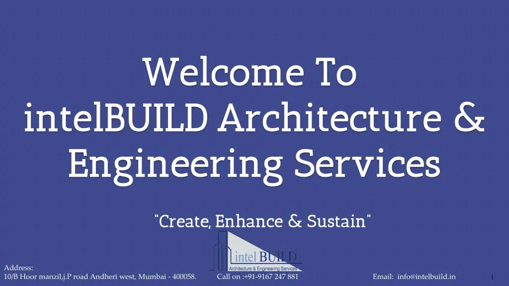 welcome t welcome to o architecture engineering