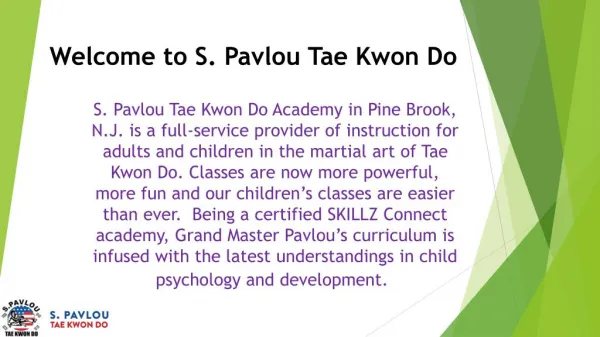 Welcome to S. Pavlou Tae Kwon Do