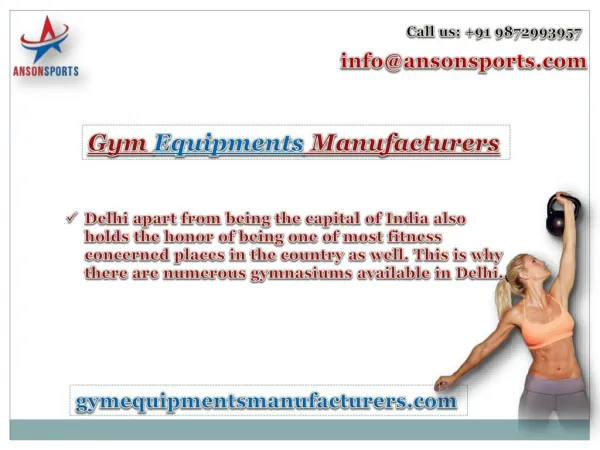 Gym equipment’s Manufacturers in Chennai