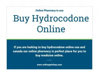 Buy Hydrocodone Online usa | hydrocodone online pharmacy - slide 1