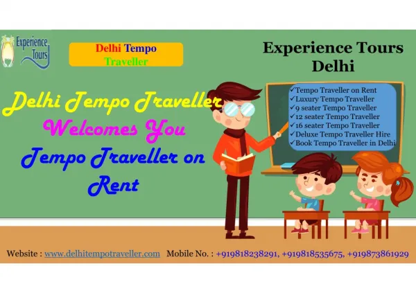 Tempo Traveller Rental in Delhi