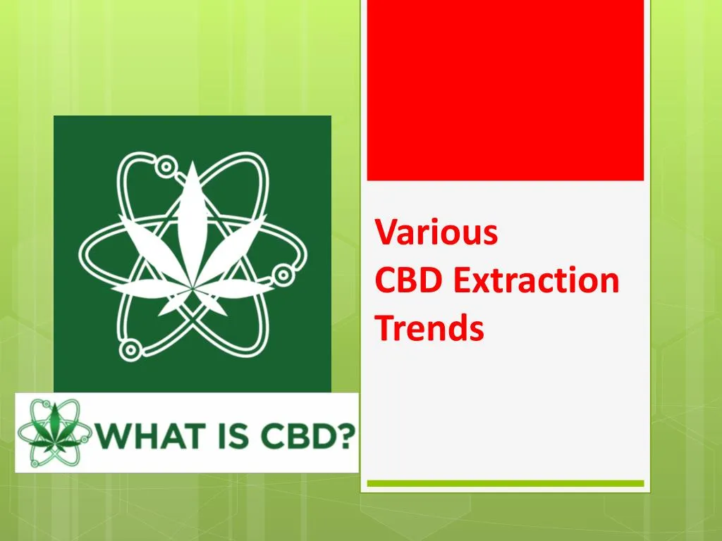 various cbd extraction trends