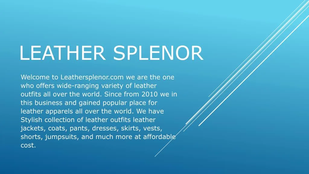 leather splenor