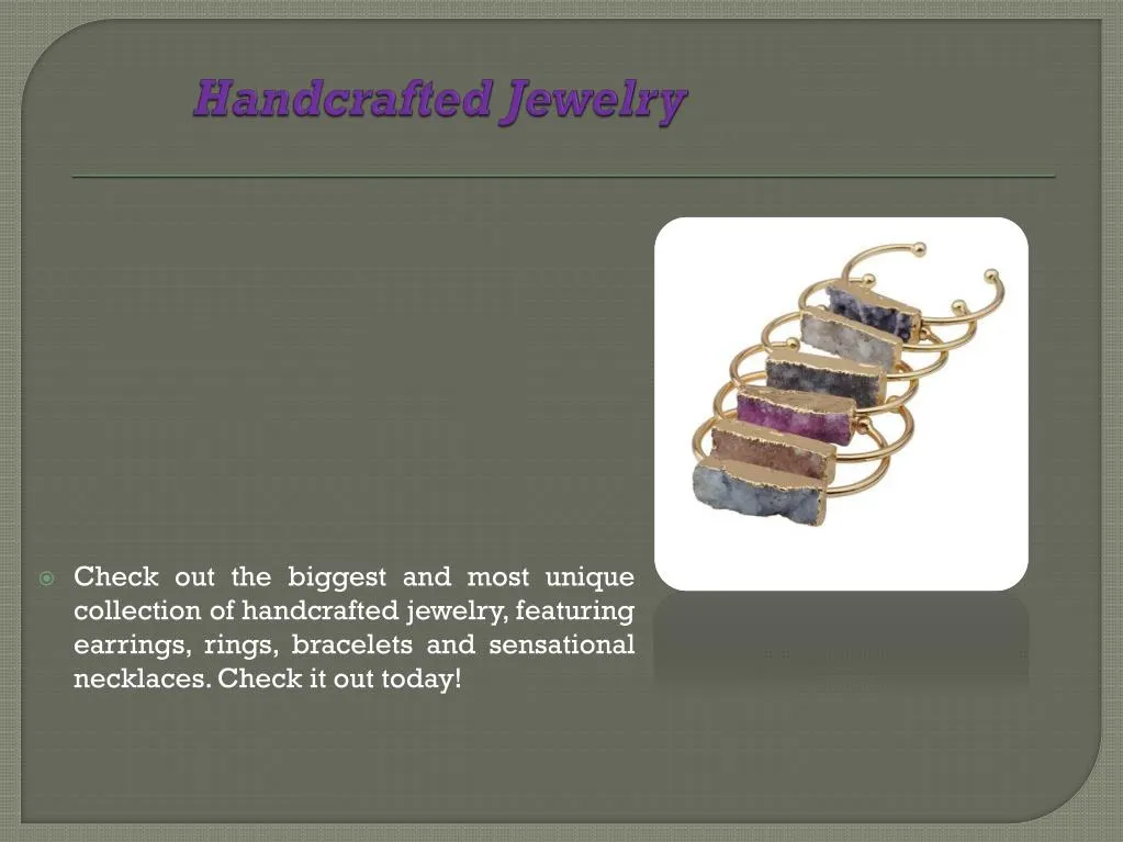 handcrafted jewelry