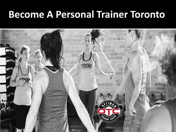 Become A Personal Trainer TorontoÂ 
