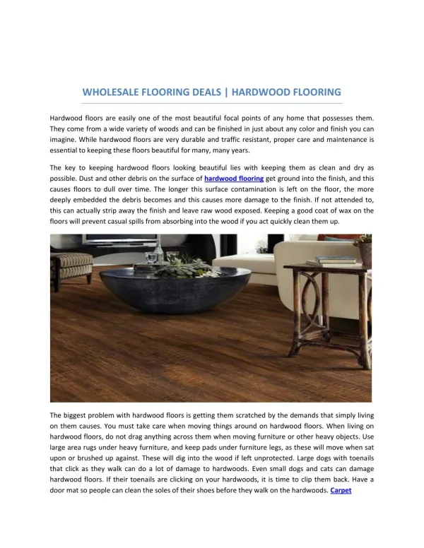 Wholesale Flooring Deals | Wholesale Flooring | All-Laminate-Flooring