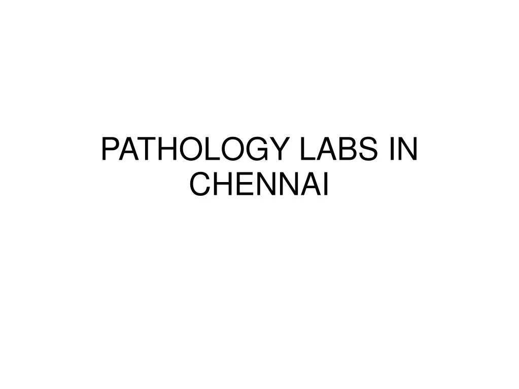 pathology labs in chennai