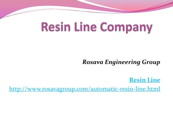 Resin line company