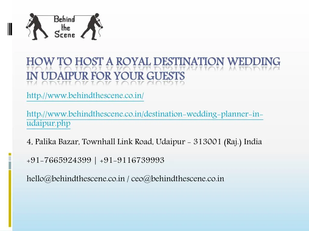 how to host a royal destination wedding in udaipur for your guests
