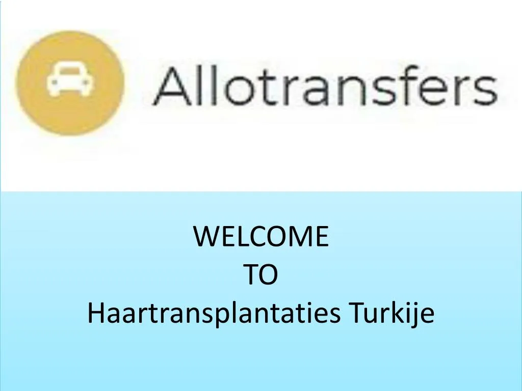 welcome to haartransplantaties turkije