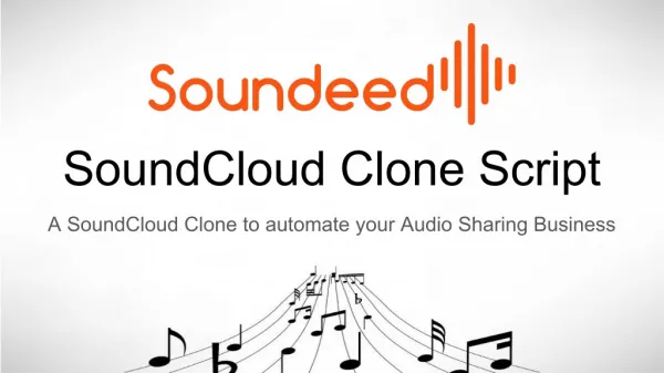 Soundeed - SoundCloud Clone Script, Audio Sharing Script