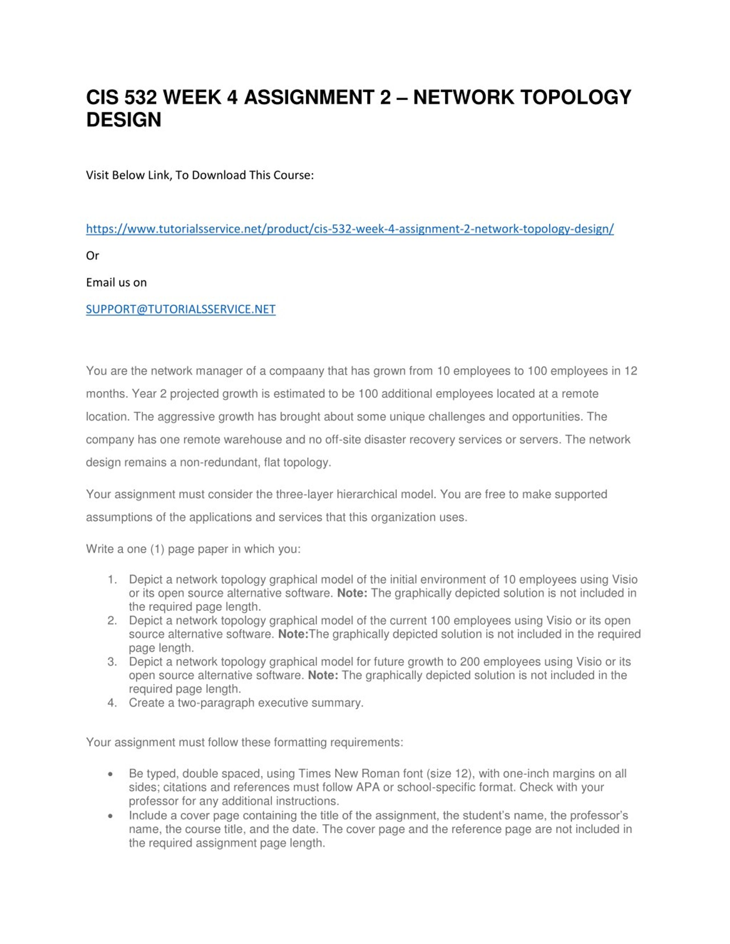 PPT - CIS 532 WEEK 4 ASSIGNMENT 2 â€“ NETWORK TOPOLOGY DESIGN ...