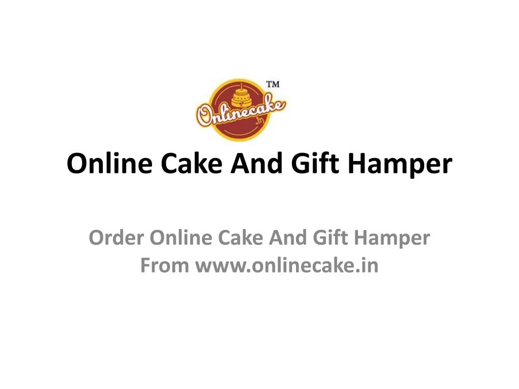 online cake and gift hamper