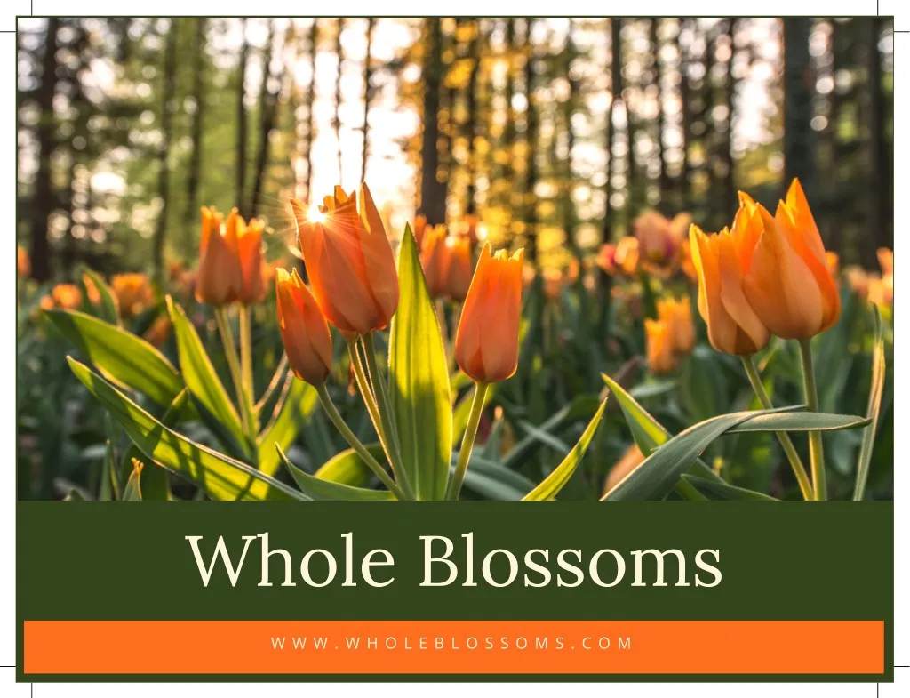 whole blossoms