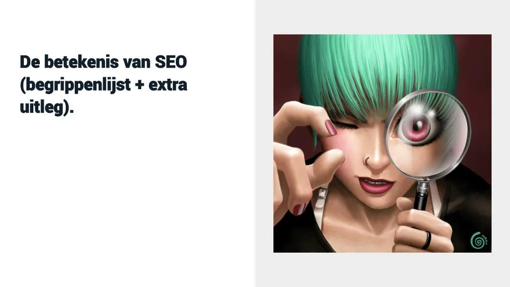 de betekenis van seo begrippenlijst extra uitleg