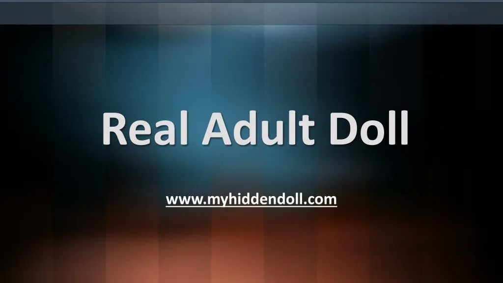 real adult doll