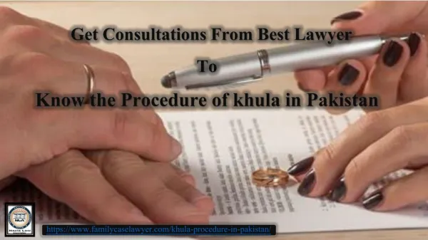 Khula Procedure In Pakistan