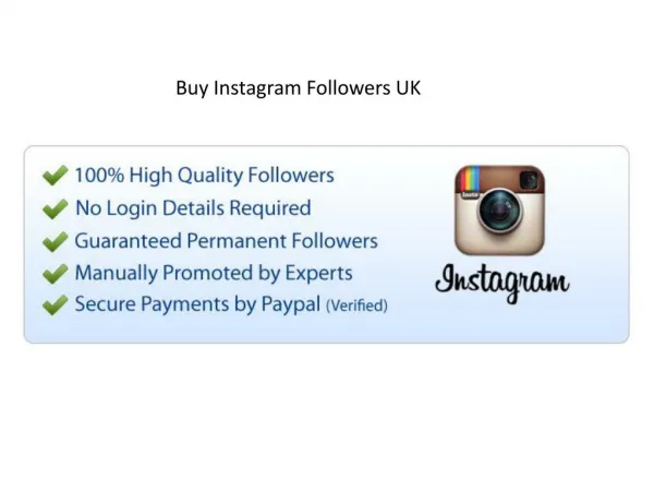 Buy Instagram Followers and Your Business 2018
