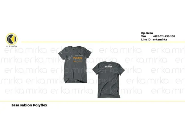Promo 08111438168 (TSEL) | Sablon Kaos Polyflex Jakarta