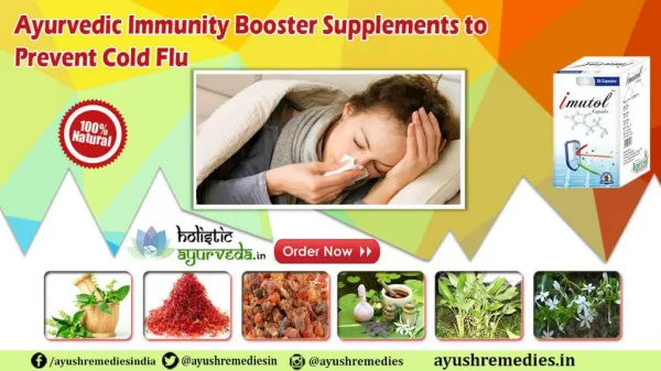 Ayurvedic Immunity Booster Supplements to Prevent Cold Flu