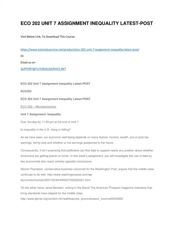 eco 202 unit 7 assignment inequality latest post