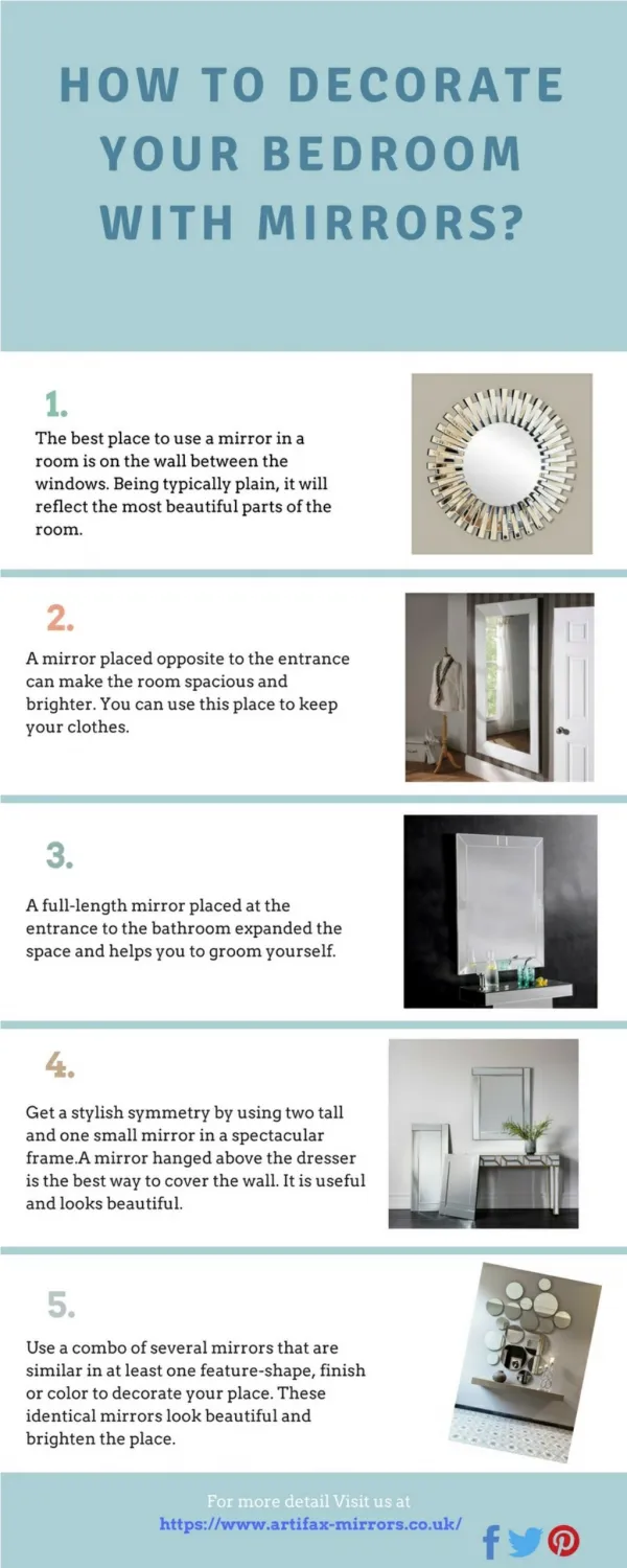 How to Decorate Your Bedroom with Mirrors?