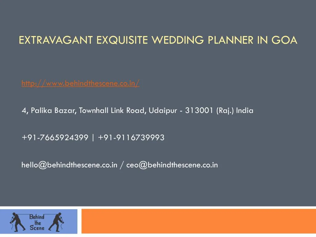 extravagant exquisite wedding planner in goa