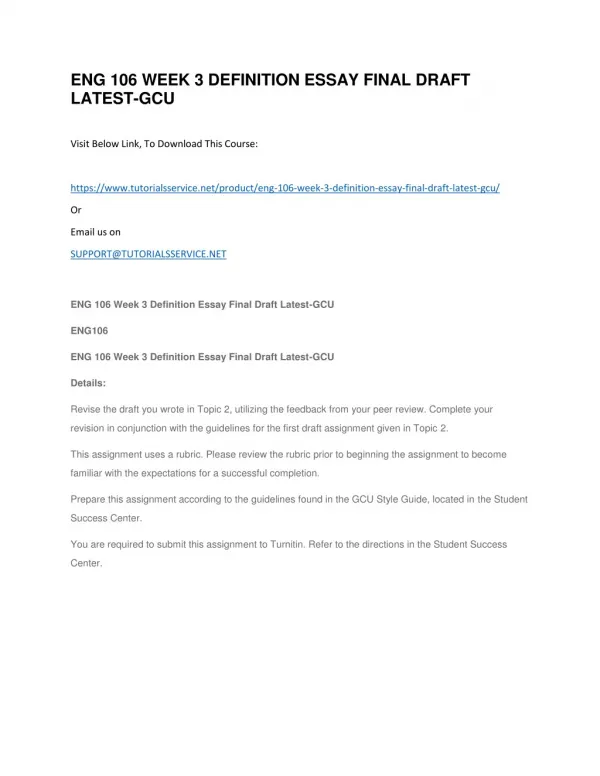 eng 106 week 3 definition essay final draft