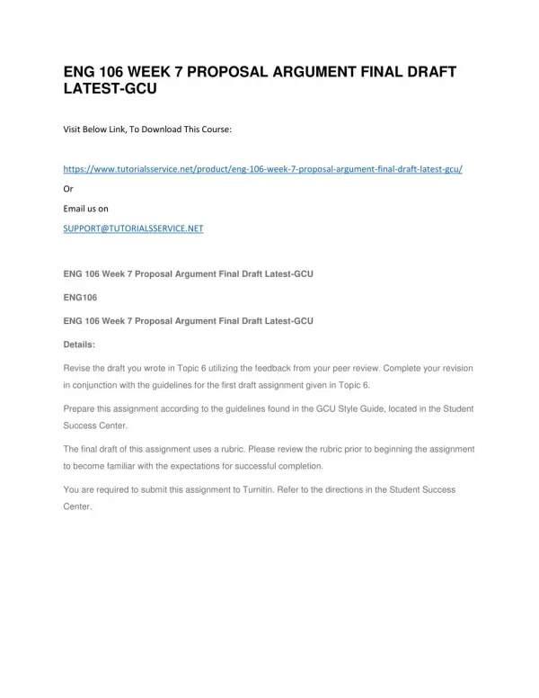 eng 106 week 7 proposal argument final draft