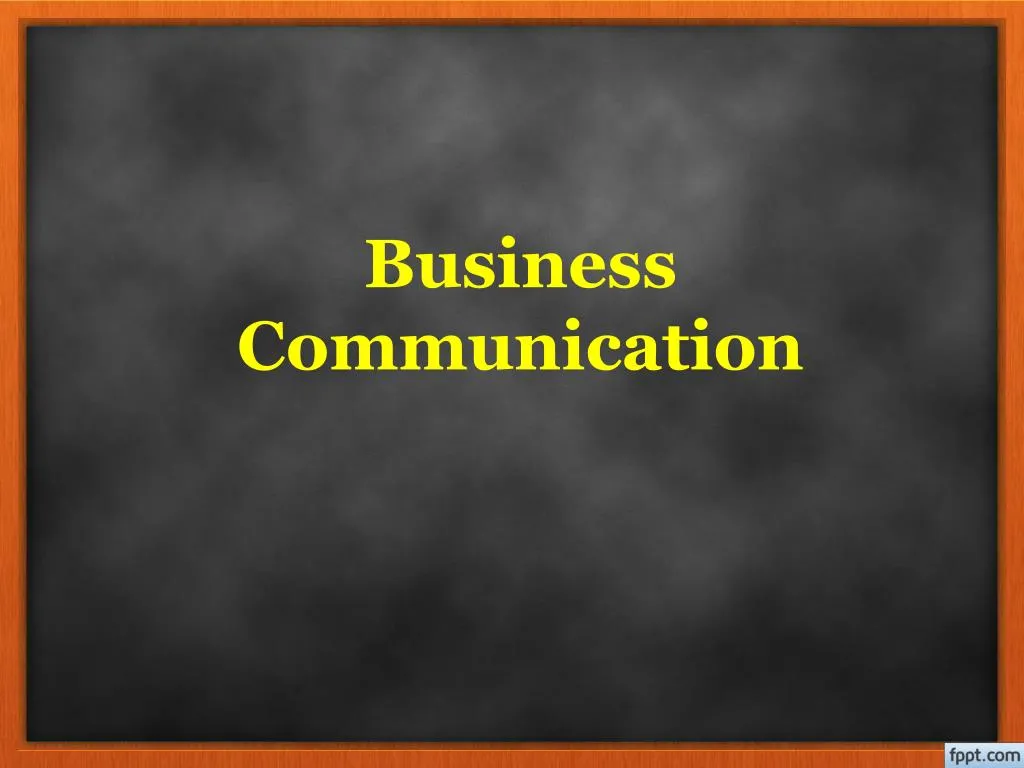 business communication