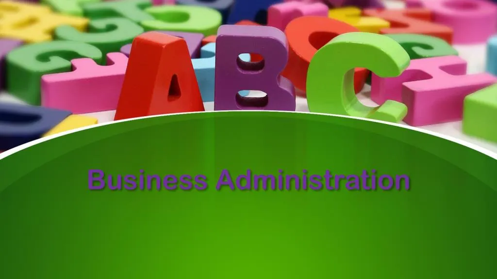 business administration