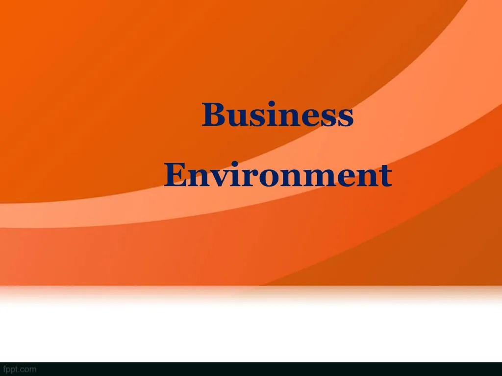 business environment