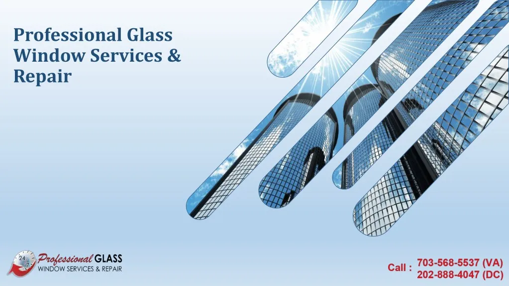 professional glass window services repair