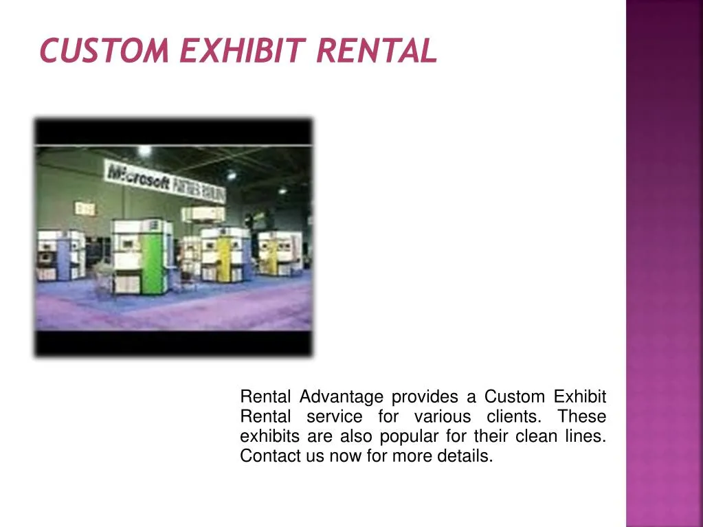 custom exhibit rental