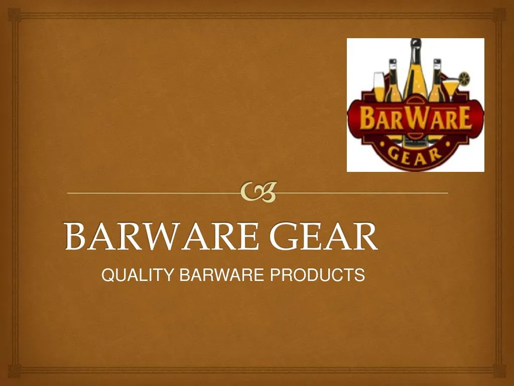 barware gear