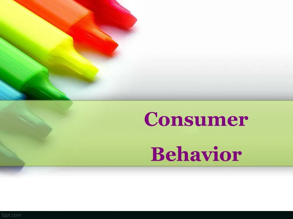 consumer behavior